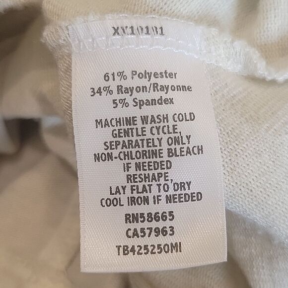 Anthropologie Oatmeal Draped Front Dolman Sleeved Pullover. Size XS - Picture 6 of 6